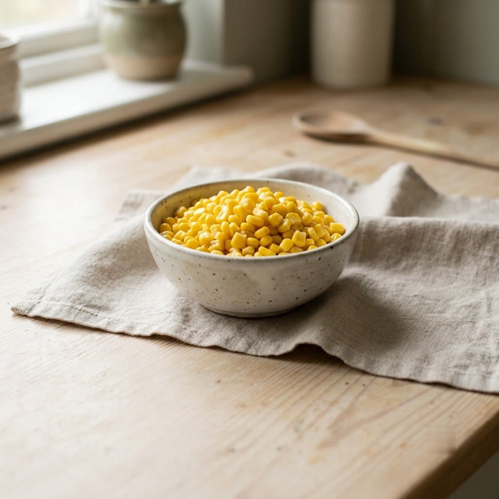 Sweetcorn and peas